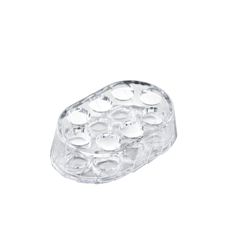 Azar Displays Lipstick Organizer 8 Compartments- Round Slot .875" Dia., PK2 252726